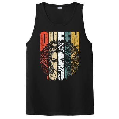 Juneteenths Wo Queen African American Natural Afro PosiCharge Competitor Tank