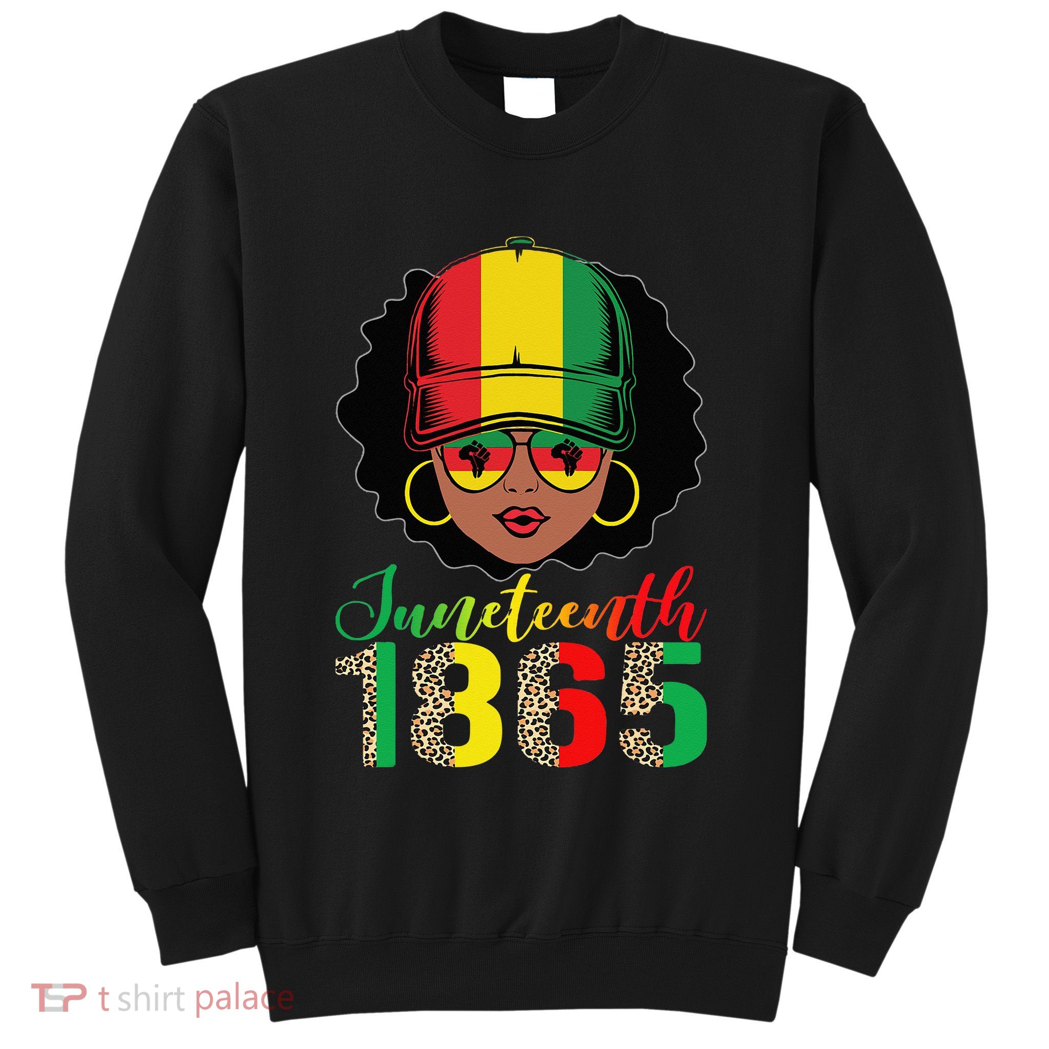 Juneteenth wo queen Pride funny Black African Sweatshirt
