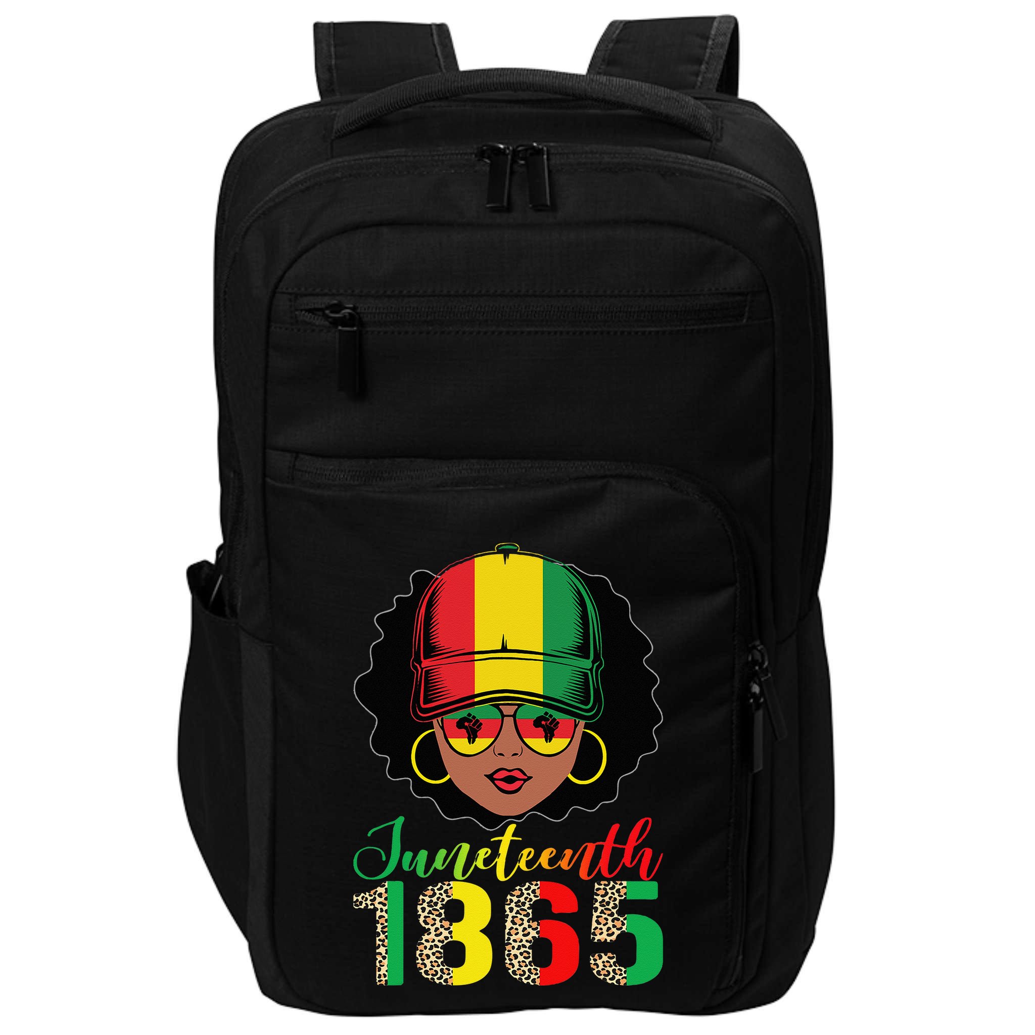 Juneteenth wo queen Pride funny Black African Impact Tech Backpack