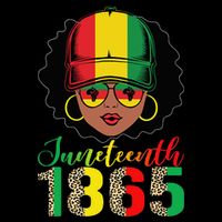 Juneteenth wo queen Pride funny Black African 16 in Basic Backpack