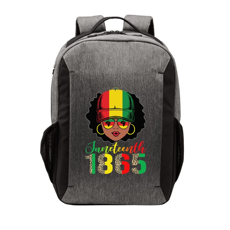 Juneteenth wo queen Pride funny Black African Vector Backpack