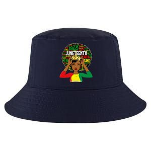 Juneteenth Women Queen African American Black Afro Cool Comfort Performance Bucket Hat