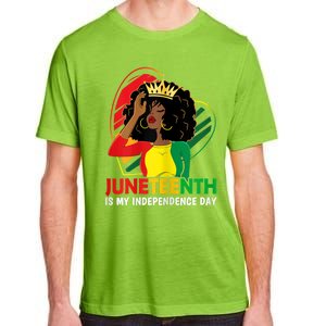 Juneteenth Women Queen African American Black Adult ChromaSoft Performance T-Shirt