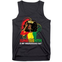 Juneteenth Women Queen African American Black Tank Top