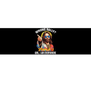 Jesus Wrong Rally Funny Election 2024 Bumper Sticker