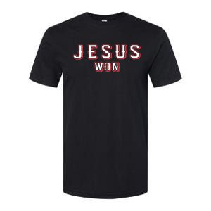 Jesus Won Rangers Texas Rangers Jesus Softstyle CVC T-Shirt