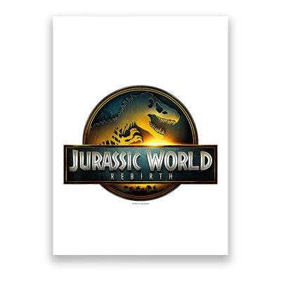 Jurassi World Rebirth Movie Logo Poster