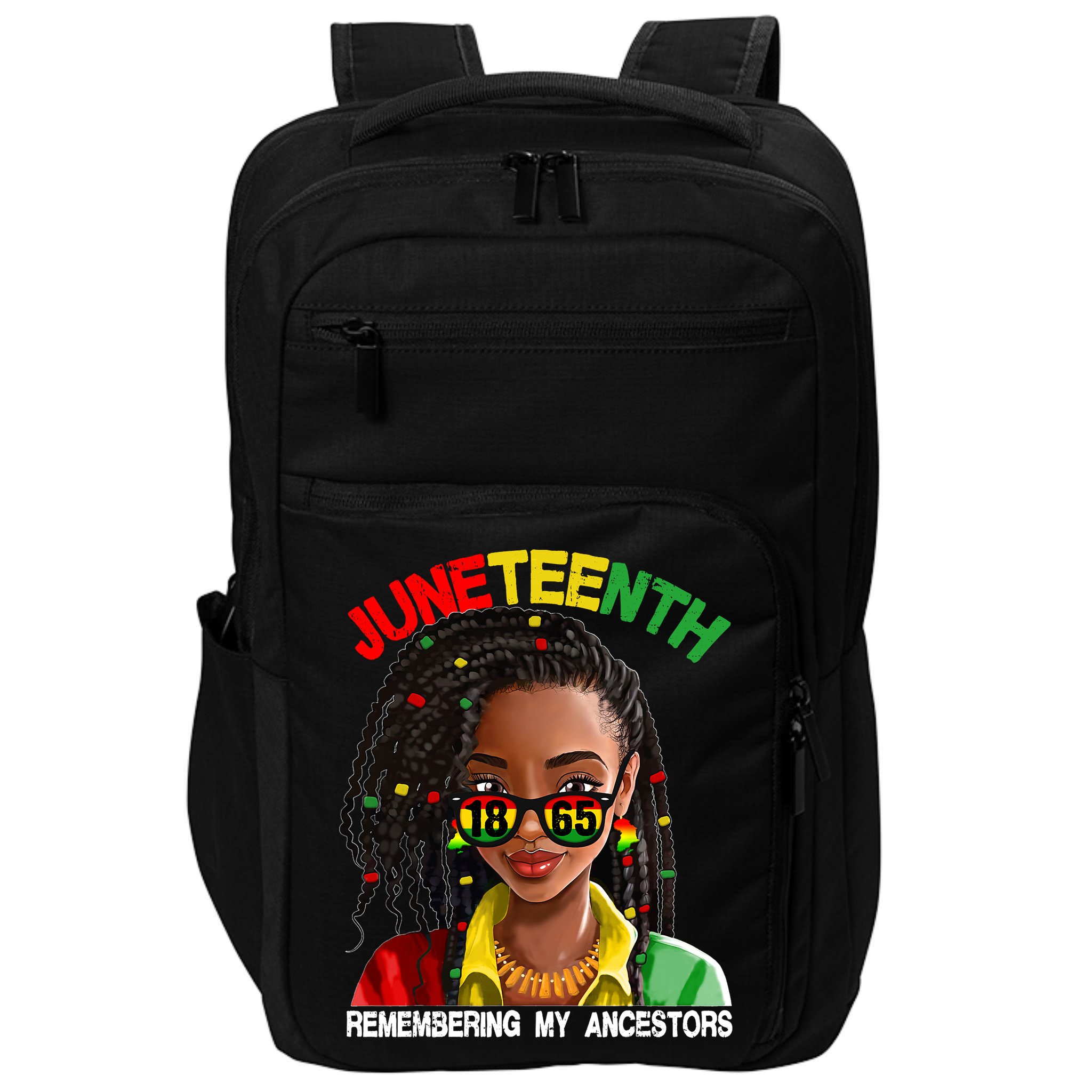 Juneteenth Women Remebering My Ancestors Impact Tech Backpack