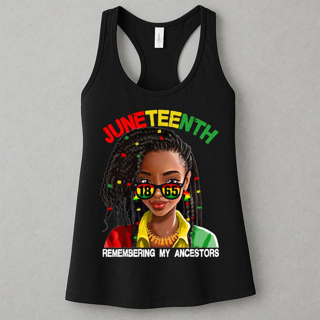 Juneteenth Women Remebering My Ancestors Womens Tank Top