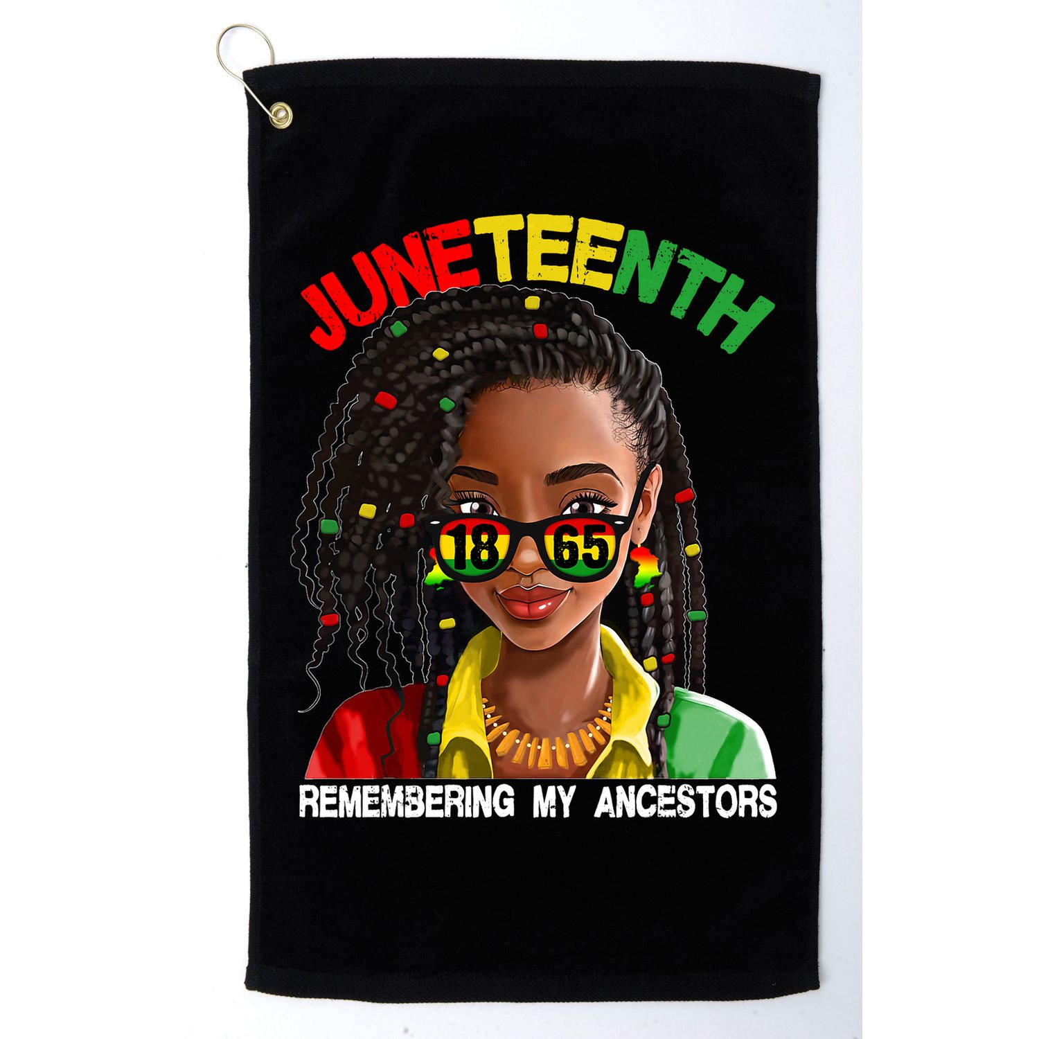 Juneteenth Women Remebering My Ancestors Golf Towel