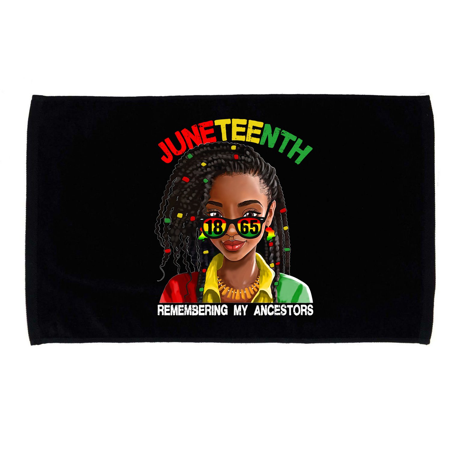 Juneteenth Women Remebering My Ancestors Microfiber Hand Towel