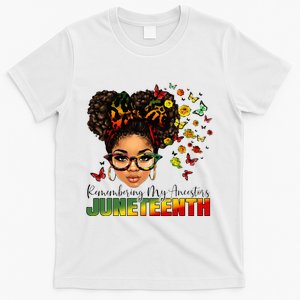 Juneteenth Wo Remembering My Ancestors Juneteenth T-Shirt