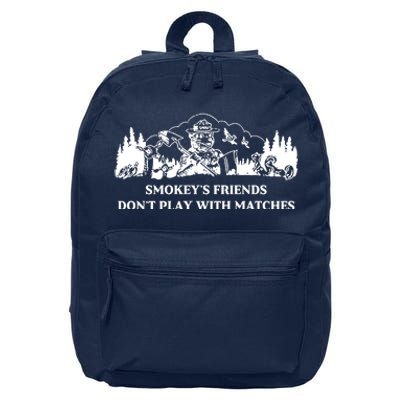 Johnb Wear Smokey’S Friends Don’T Play With Matches 16 in Basic Backpack