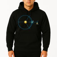 James Webb Space Telescope Jwst Schematic L2 Point Orbit Hoodie