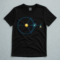 James Webb Space Telescope Jwst Schematic L2 Point Orbit T-Shirt