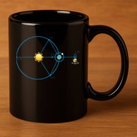 James Webb Space Telescope Jwst Schematic L2 Point Orbit 11oz C Handle Ceramic Mug