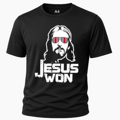 Jesus Won State Of Ohio Cooling Performance Crew T-Shirt