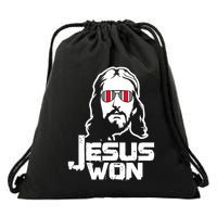 Jesus Won State Of Ohio Drawstring Bag
