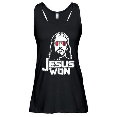 Jesus Won State Of Ohio Ladies Essential Flowy Tank