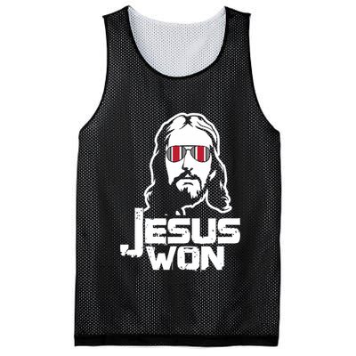 Jesus Won State Of Ohio Mesh Reversible Basketball Jersey Tank