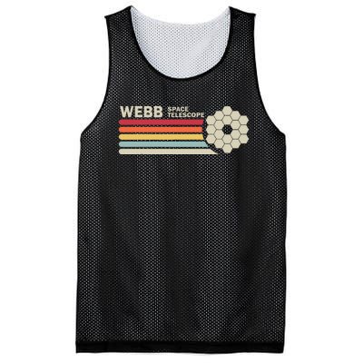 James Webb Space Telescope Retro Jwst Webb Telescope Mesh Reversible Basketball Jersey Tank