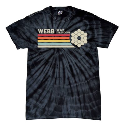 James Webb Space Telescope Retro Jwst Webb Telescope Tie-Dye T-Shirt