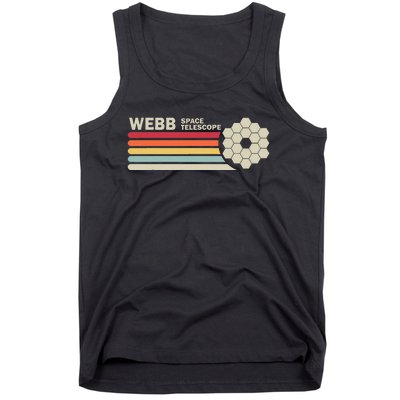 James Webb Space Telescope Retro Jwst Webb Telescope Tank Top