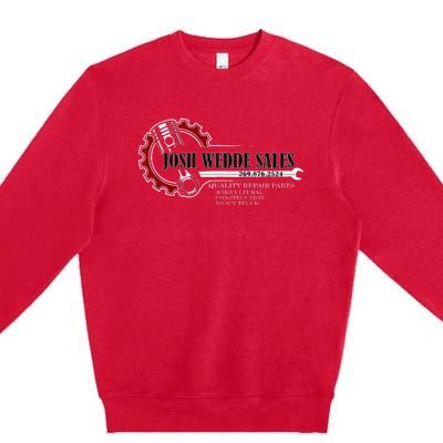 Josh Wedde Sales Heavy Duty Parts Premium Crewneck Sweatshirt