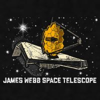 James Webb Space Telescope JWST Astronomy Astrophysics Ladies PosiCharge Tri-Blend Wicking Tank