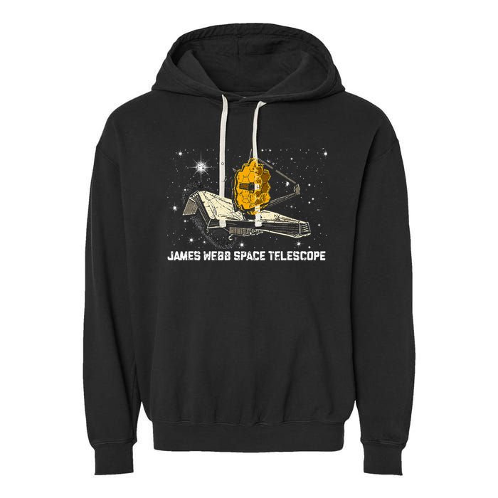 James Webb Space Telescope JWST Astronomy Astrophysics Garment-Dyed Fleece Hoodie