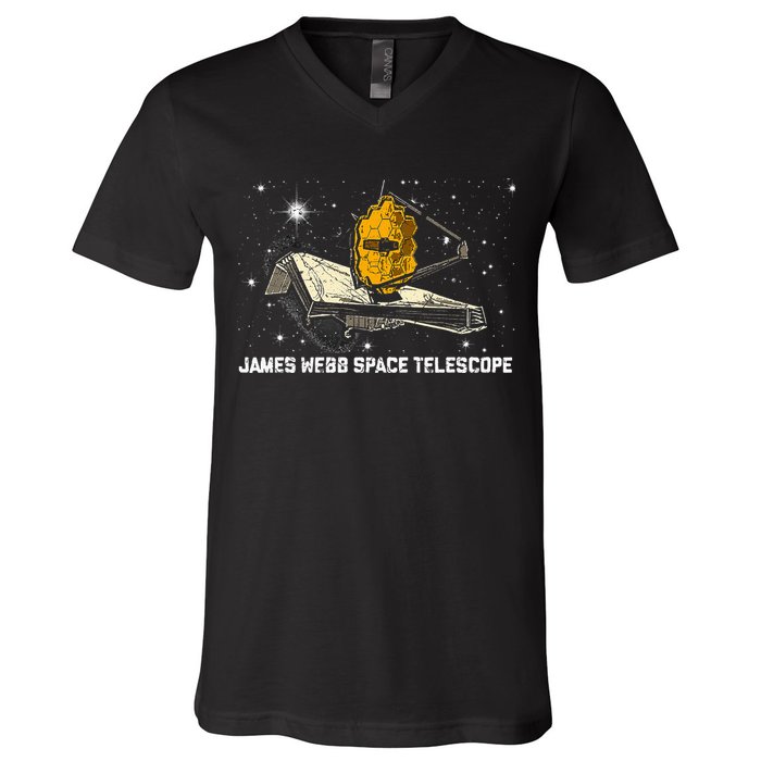 James Webb Space Telescope JWST Astronomy Astrophysics V-Neck T-Shirt