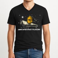 James Webb Space Telescope JWST Astronomy Astrophysics V-Neck T-Shirt