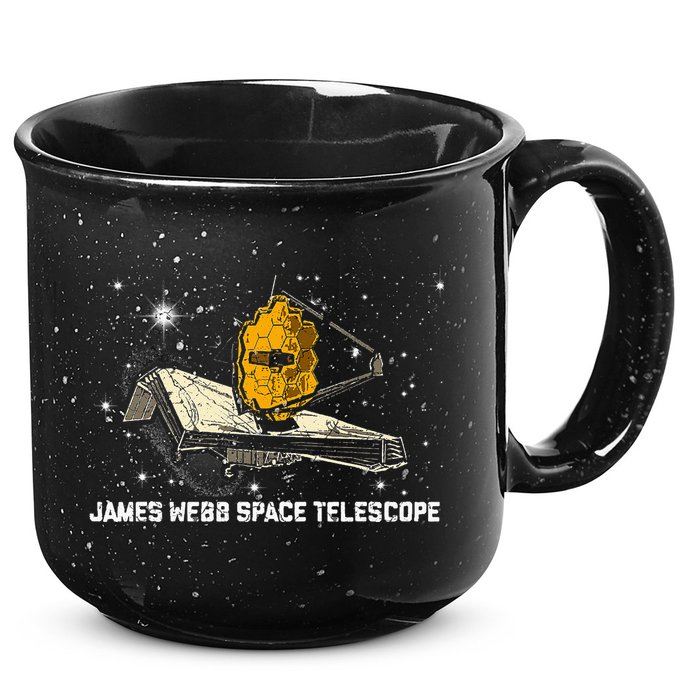 James Webb Space Telescope JWST Astronomy Astrophysics 15oz Campfire Ceramic Mug