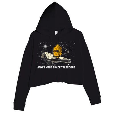 James Webb Space Telescope JWST Astronomy Astrophysics Crop Fleece Hoodie