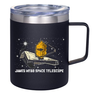 James Webb Space Telescope JWST Astronomy Astrophysics 12oz Stainless Steel Coffee Mug