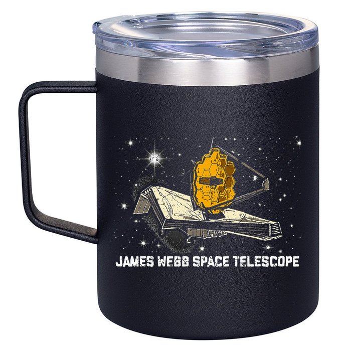 James Webb Space Telescope JWST Astronomy Astrophysics 12oz Stainless Steel Coffee Mug