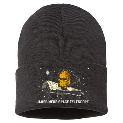 James Webb Space Telescope JWST Astronomy Astrophysics Sustainable Knit Beanie