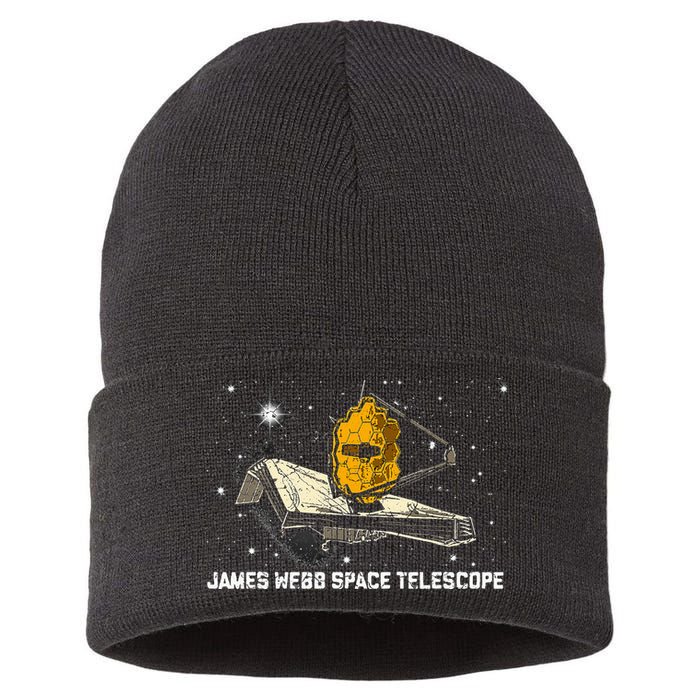 James Webb Space Telescope JWST Astronomy Astrophysics Sustainable Knit Beanie