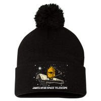 James Webb Space Telescope JWST Astronomy Astrophysics Pom Pom 12in Knit Beanie