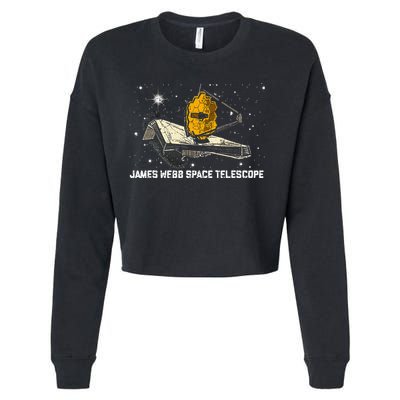 James Webb Space Telescope JWST Astronomy Astrophysics Cropped Pullover Crew