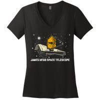 James Webb Space Telescope JWST Astronomy Astrophysics Women's V-Neck T-Shirt
