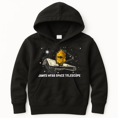 James Webb Space Telescope JWST Astronomy Astrophysics Kids Hoodie