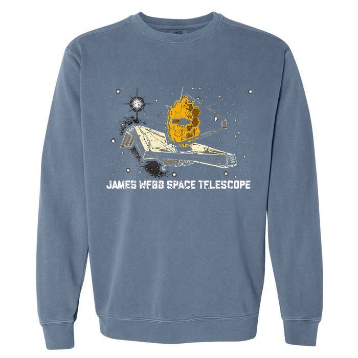 James Webb Space Telescope JWST Astronomy Astrophysics Garment-Dyed Sweatshirt