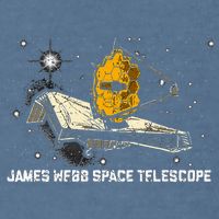 James Webb Space Telescope JWST Astronomy Astrophysics Garment-Dyed Sweatshirt