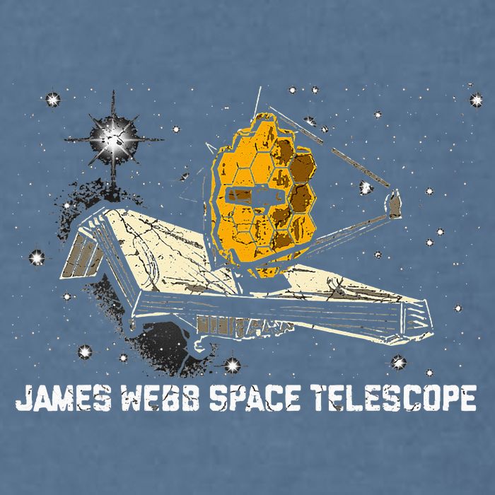 James Webb Space Telescope JWST Astronomy Astrophysics Garment-Dyed Sweatshirt