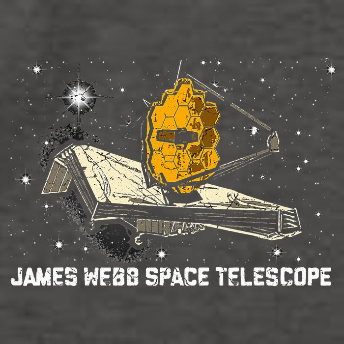 James Webb Space Telescope JWST Astronomy Astrophysics Vector Backpack
