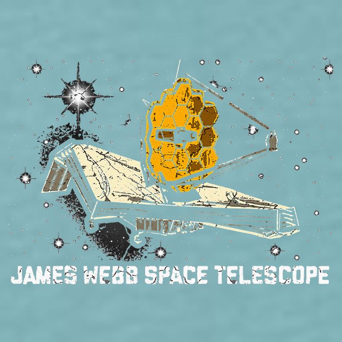 James Webb Space Telescope JWST Astronomy Astrophysics Sueded Cloud Jersey T-Shirt