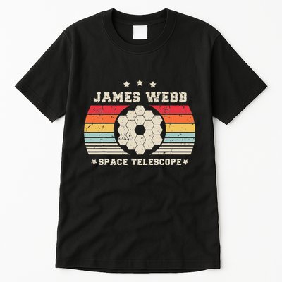 James Webb Space Telescope Retro Cosmic JWST Vintage Space Tall T-Shirt