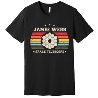 James Webb Space Telescope Retro Cosmic JWST Vintage Space Premium T-Shirt