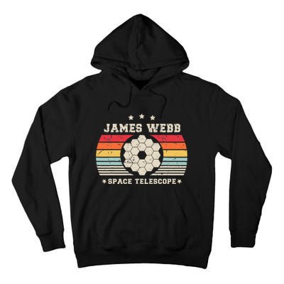 James Webb Space Telescope Retro Cosmic JWST Vintage Space Tall Hoodie